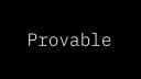 Provable logo